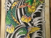 dragon water tattoo